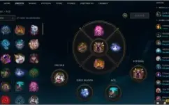 CONTA LEAGUE OF LEGENDS LEVEL 250 MUITAS SKINS