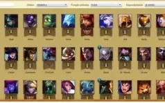 Conta League of Legends - 111 Skins - 112 Champs