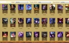 Conta League of Legends - 111 Skins - 112 Champs