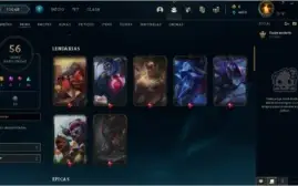 CONTA LOL +56 SKINS (numero não confirmado na conta)