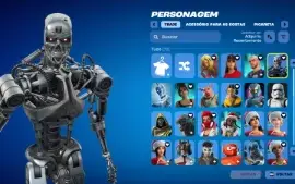 Conta Fortnite | 71 Skins | T-800 | Entrega automática!