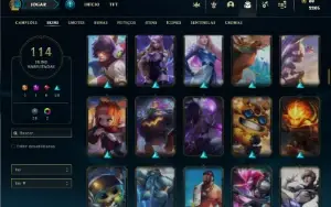 Conta Ferro 1 com 145 Champs e 114 Skins