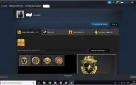 Conta Steam - CS GO Prime, medalhas antigas raras + 52 jogos