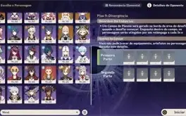 CONTA AR 57 | 15 PERSONAGENS 5* E 6 ARMAS 5*