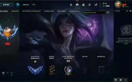 conta lol smurf diamante 3