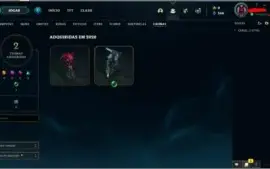 Conta league of legends platina