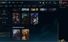 Conta league of legends platina
