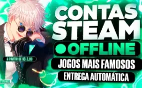 🔥 [Jogos Lançamentos] Contas Steam Offline + Brinde