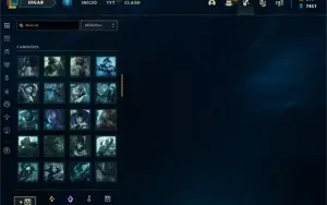 Conta D1, Todos os Champs, Icones e emote Challenger