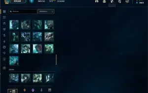 Conta D1, Todos os Champs, Icones e emote Challenger