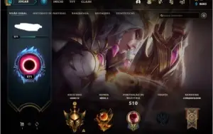 CONTA LOL 423 SKINS RARIDADE