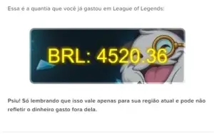 CONTA LOL 423 SKINS RARIDADE