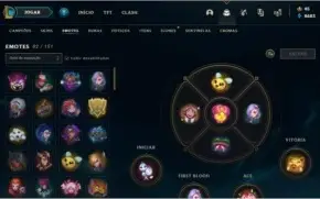 CONTA LOL 423 SKINS RARIDADE