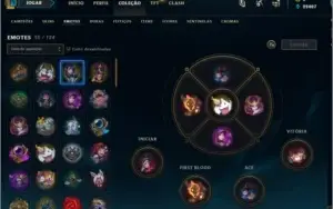 Conta de League of Legens full campeoes e 191 skins