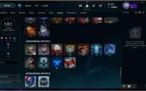 CONTA COM SKINS RARAS E FULL CHAMPS.