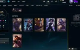 CONTA COM SKINS RARAS E FULL CHAMPS.
