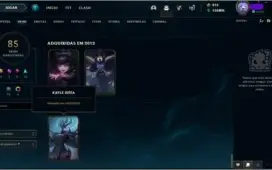 CONTA COM SKINS RARAS E FULL CHAMPS.