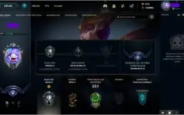 CONTA COM SKINS RARAS E FULL CHAMPS.