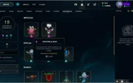 CONTA COM SKINS RARAS E FULL CHAMPS.
