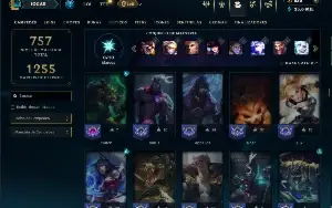 Bronze 2 com TODOS os champs e 282 Skins ( ADC / JG )