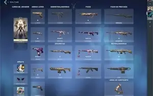 CONTA VALORANT / PLATINA 3 / COM SKINS / FULL ACESSO