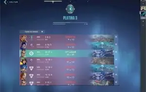 CONTA VALORANT / PLATINA 3 / COM SKINS / FULL ACESSO