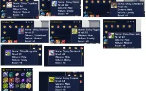 Conta Otpokemon LVL 300+ Mundo RED Completo com 6 SH e boost