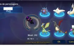 Conta Otpokemon LVL 300+ Mundo RED Completo com 6 SH e boost