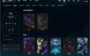 Conta League of Legends , skins, campeoes focados na midlane