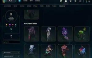 Conta League of Legends , skins, campeoes focados na midlane