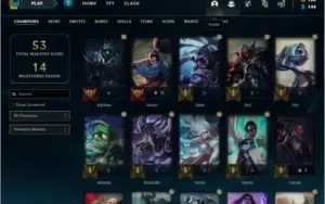 Conta League of Legends , skins, campeoes focados na midlane