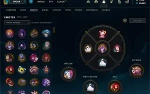 Conta LOL Ouro 4, 166 Skins Level 564, Prestigios Borda etc