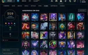 Conta LOL Ouro 4, 166 Skins Level 564, Prestigios Borda etc