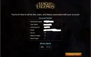 Conta borda plat 5, 70 champs 31 skins e recompensas
