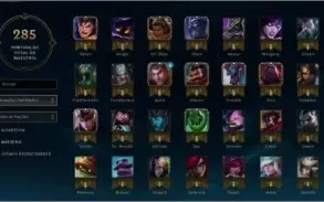 Conta borda plat 5, 70 champs 31 skins e recompensas
