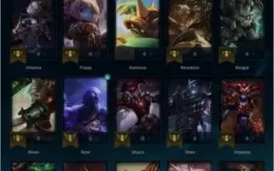 Conta Ouro 4 (winrate altissimo) 84 Campeões - 24 skins