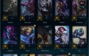 Conta Ouro 4 (winrate altissimo) 84 Campeões - 24 skins