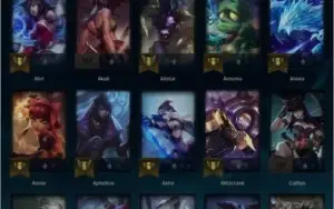 Conta Ouro 4 (winrate altissimo) 84 Campeões - 24 skins