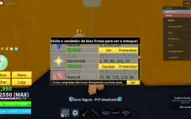 Conta De BloxFruits Com Frutas PERMANENTES/Gamepass