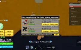 Conta De BloxFruits Com Frutas PERMANENTES/Gamepass