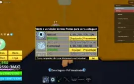 Conta De BloxFruits Com Frutas PERMANENTES/Gamepass