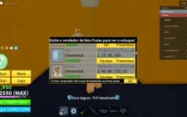 Conta De BloxFruits Com Frutas PERMANENTES/Gamepass