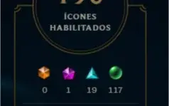 CONTA LOL LVL 114, OURO 2, 195 SKINS, FALTAM 3 CHAMPS