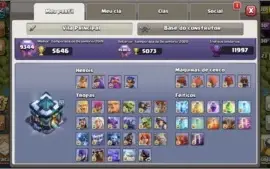 Conta de Clash of Clans TH 13 Full  + TH construtor Full