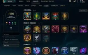 Conta de League of Legends