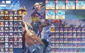 Anúncio Dinâmico Melhor preço de Contas de Genshin Impact