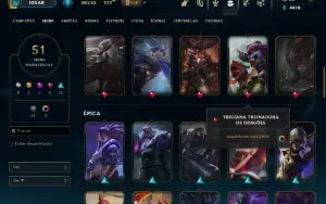 Conta League of legends
