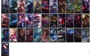 Conta ouro 4 com 108 Champs e 131 Skins + 2 Prestigios