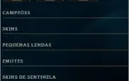 conta g1 - 28 champs - 6 skins - VENDER RÁPIDO