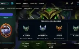 Conta com 6 anos D3 com 133 champs e 81 skins